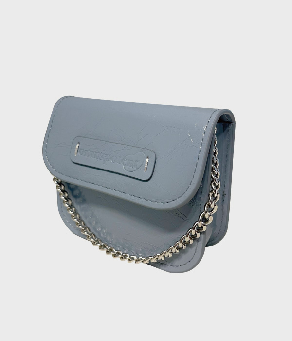 pin wallet bag [dusty blue]