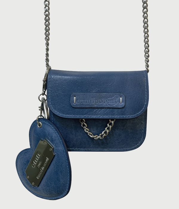 pin wallet bag set [vintage blue]