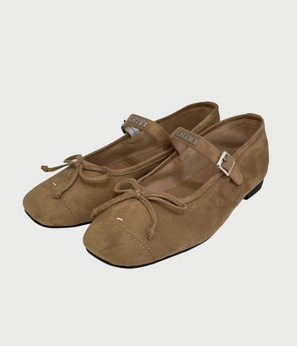 omn flat shoes [beige]